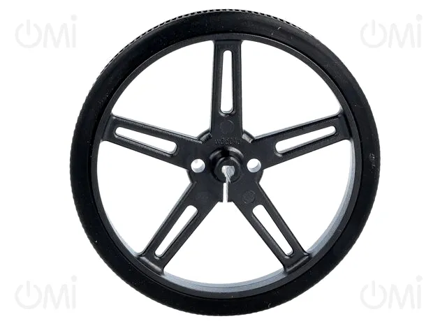 POLOLU WHEEL 70X8MM PAIR – BLACK