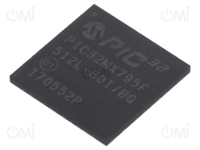 PIC32MX795F512L-80I/BG