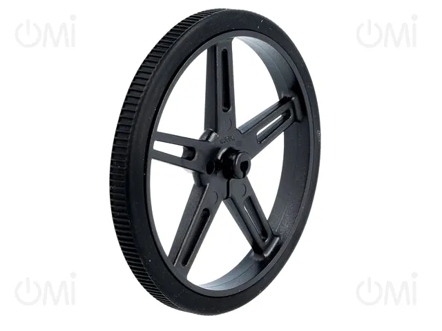 POLOLU WHEEL 70X8MM PAIR – BLACK