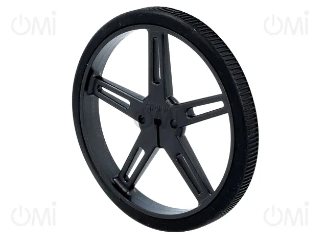 POLOLU WHEEL 70X8MM PAIR – BLACK