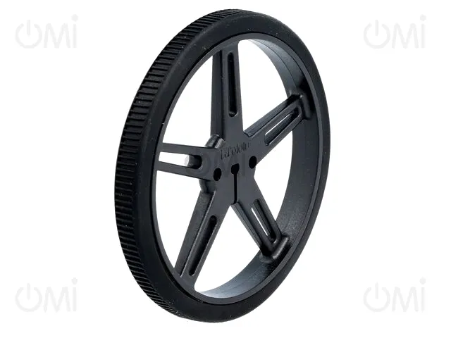 POLOLU WHEEL 70X8MM PAIR – BLACK