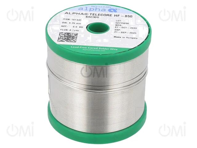 SAC305 TELECORE HF-850/122 0,75MM 500G