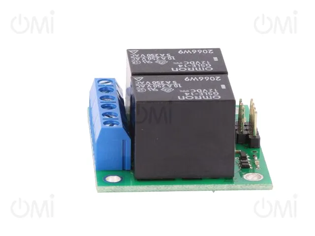 2-CH SPDT RELAY CARRIER WITH 12VDC RELAY