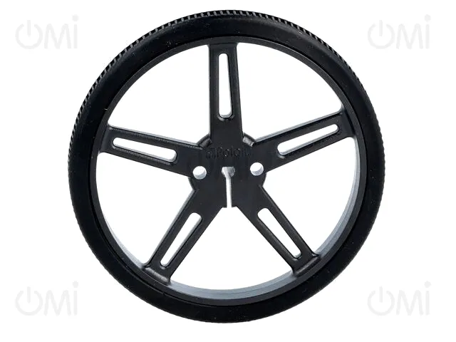 POLOLU WHEEL 70X8MM PAIR – BLACK