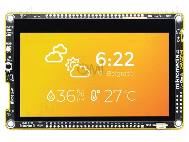 MIKROMEDIA 4 FOR KINETIS CAPACITIVE