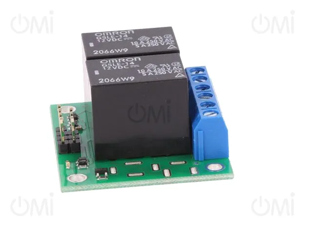 2-CH SPDT RELAY CARRIER WITH 12VDC RELAY